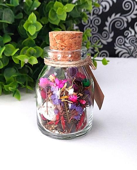 Lembrança Aniversário Casamento Pote Flores Secas
