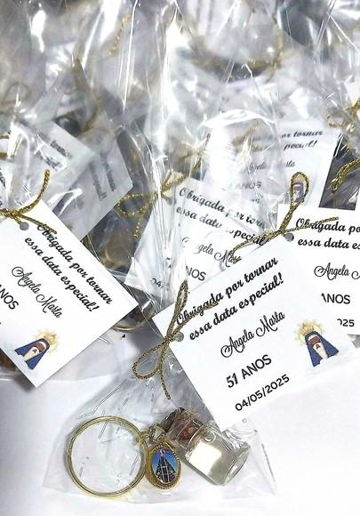 Lembrança Chaveiro Água Benta Espírito Santo Batizado
