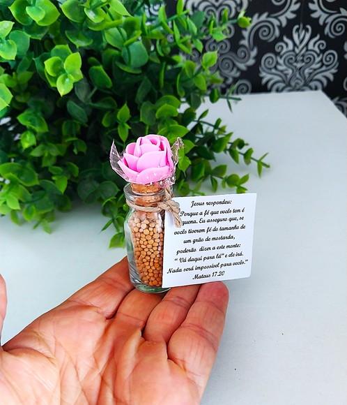 Lembrança Grão de Mostarda Casamento Evangélico Aniversário