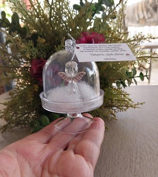 Lembrancinha Batizado Anjo na Redoma