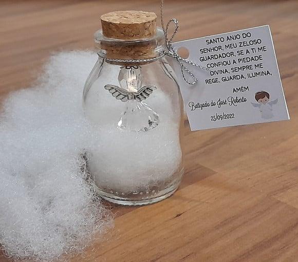 Lembrancinha Batizado Primeira Comunhão Anjo no Potinho