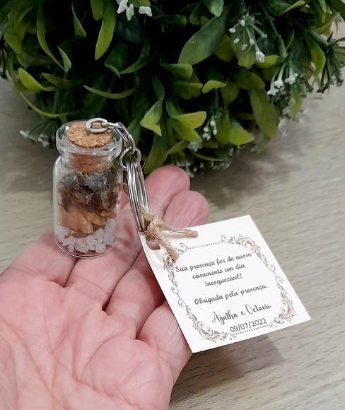 Lembrancinha Casamento Aniversário Chaveiro Mini Terrário