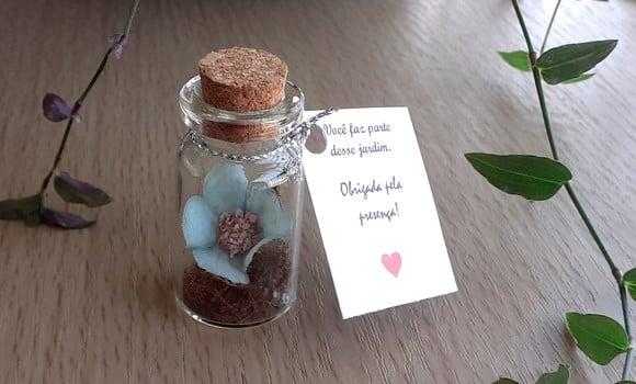 Lembrancinha Casamento Aniversário Mini Terrário