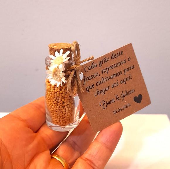 Lembrancinha Casamento Evangélico Grão de Mostarda