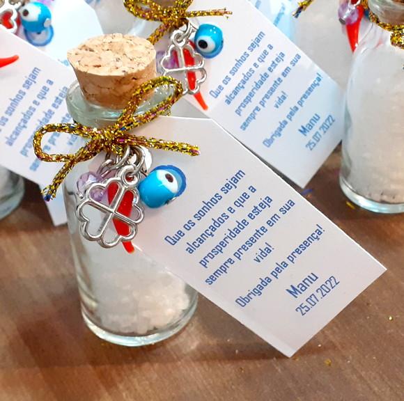 Lembrancinha Natal Aniversário Sal Grosso Boas Energias