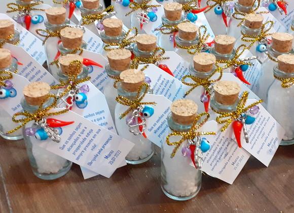Lembrancinha Natal Aniversário Sal Grosso Boas Energias