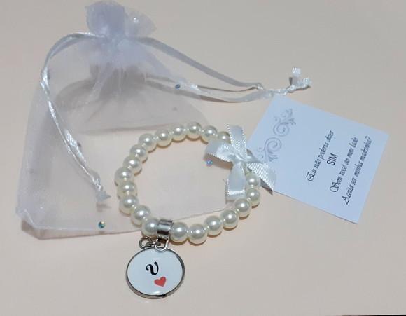 Pulseira de Pérolas para Madrinhas