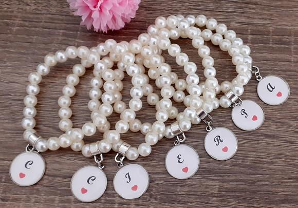 Pulseira de Pérolas para Madrinhas
