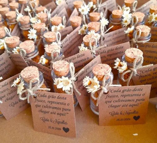 Lembrancinha de Casamento com Fé – Semente de Mostarda