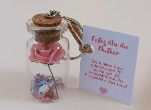 Lembrancinha Casamento Aniversário Rosa Eterna