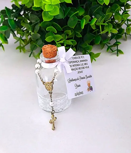 Lembrancinha Batizado Primeira Comunhão Porta Água Benta