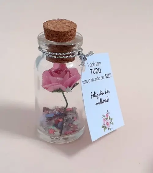 Lembrancinha Casamento Aniversário Rosa Eterna