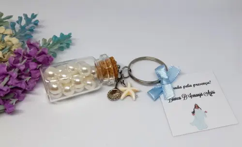 Lembrancinha Saída de Santo Chaveiro Iemanjá