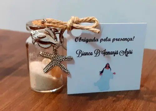 Lembrancinha Saída de Santo Chaveiro Iemanjá