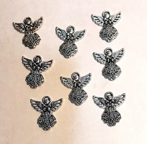 20 Peças de Pingente de Anjo Vintage para Lembrancinhas