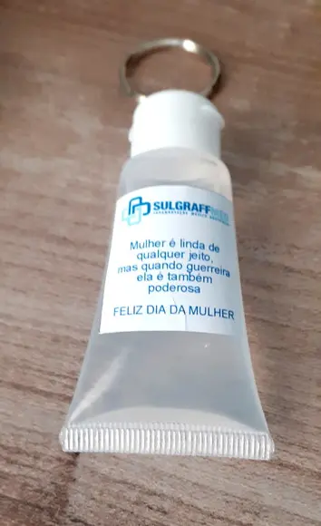 Álcool Gel Chaveiro Corporativo