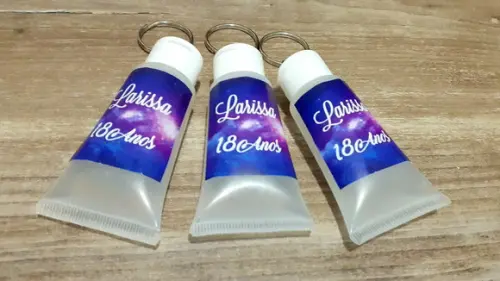 Chaveiro Álcool Gel Galáxia