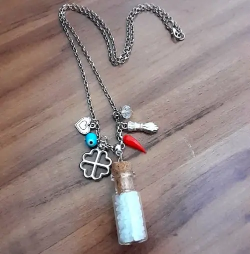 Colar Sal Grosso Patuá