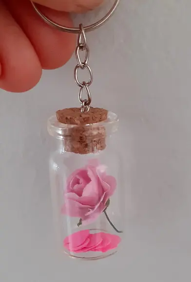 Lembrança Casamento Aniversário Chaveiro Flor Eterna