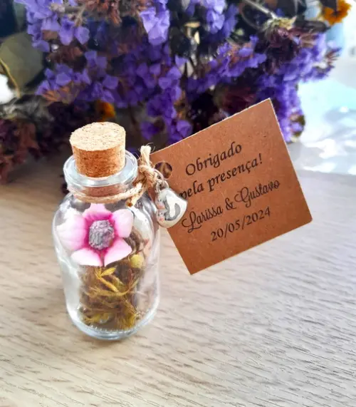 Lembrança Aniversario Casamento Rústico Jardim Encantado