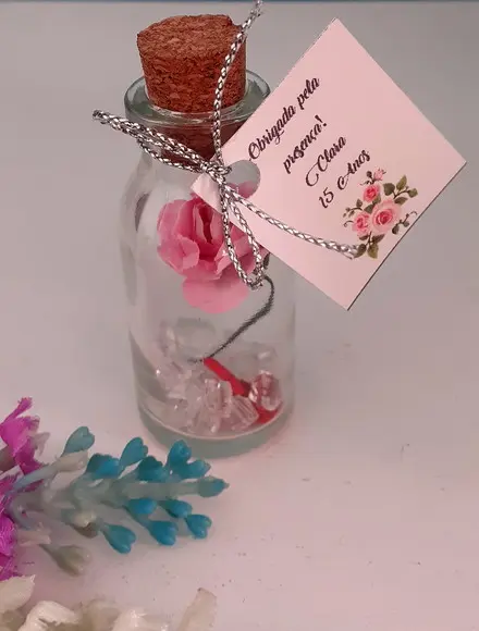 Lembrança Nascimento Aniversario Batizado Flor Eterna