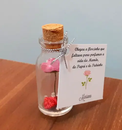 Lembrança Nascimento Aniversario Batizado Flor Eterna