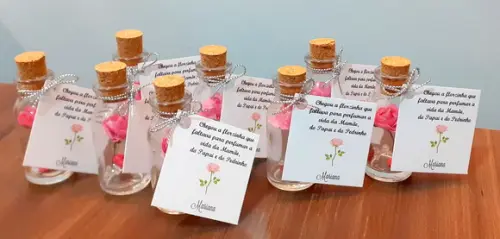 Lembrança Nascimento Aniversario Batizado Flor Eterna