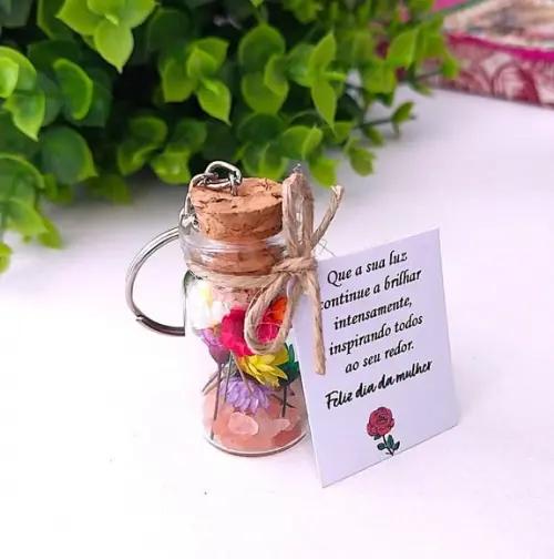 Lembrancinha Aniversário Chaveiro Flores