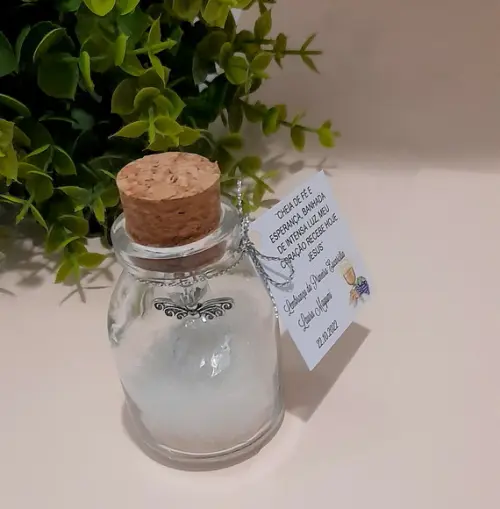 Lembrancinha Anjo no Potinho Primeira Comunhão