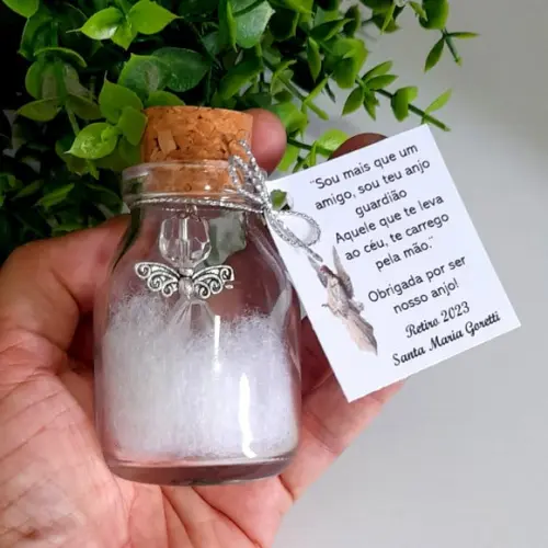 Lembrancinha Batizado Nascimento Anjo no Potinho
