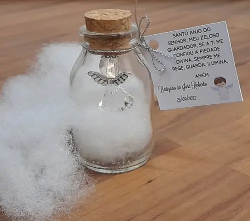 Lembrancinha Batizado Primeira Comunhão Anjo no Potinho