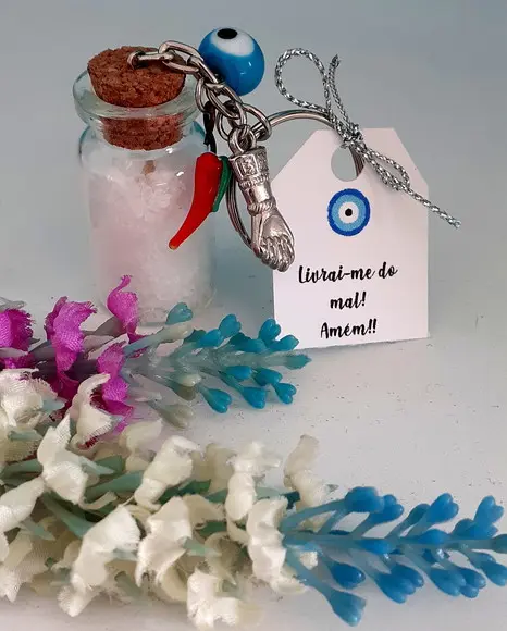 Lembrancinha Casamento Aniversario Chaveiro Patuá
