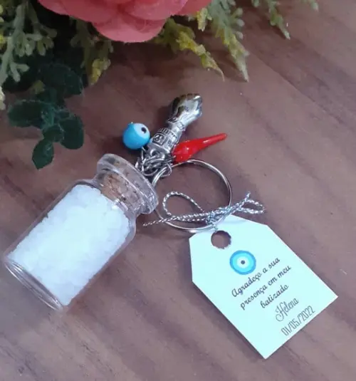 Lembrancinha Casamento Aniversario Chaveiro Patuá