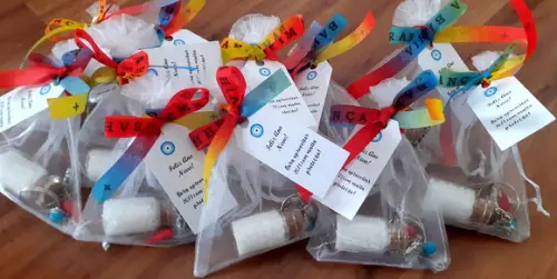 Lembrancinha Casamento Aniversário Chaveiro Patuá