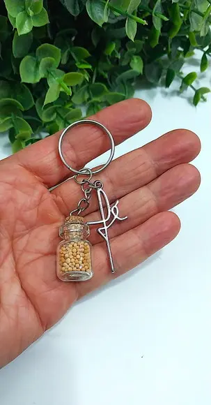 Lembrancinha Chaveiro Fé com Grão de Mostarda