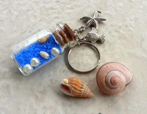 Lembrancinha Saída de Santo Chaveiro Iemanjá Azul