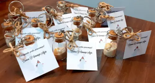 Lembrancinha Saída de Santo Chaveiro Iemanjá