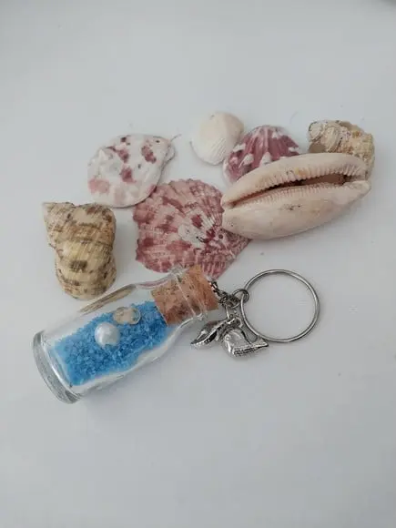 Lembrancinha Saída de Santo Chaveiro Iemanjá Azul