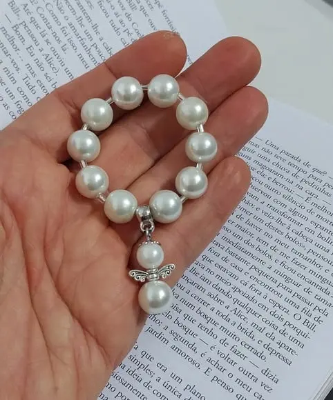 Mini Terço Lembrança Batizado Crisma Primeira Comunhão