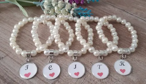 Pulseira de Pérolas para Madrinhas