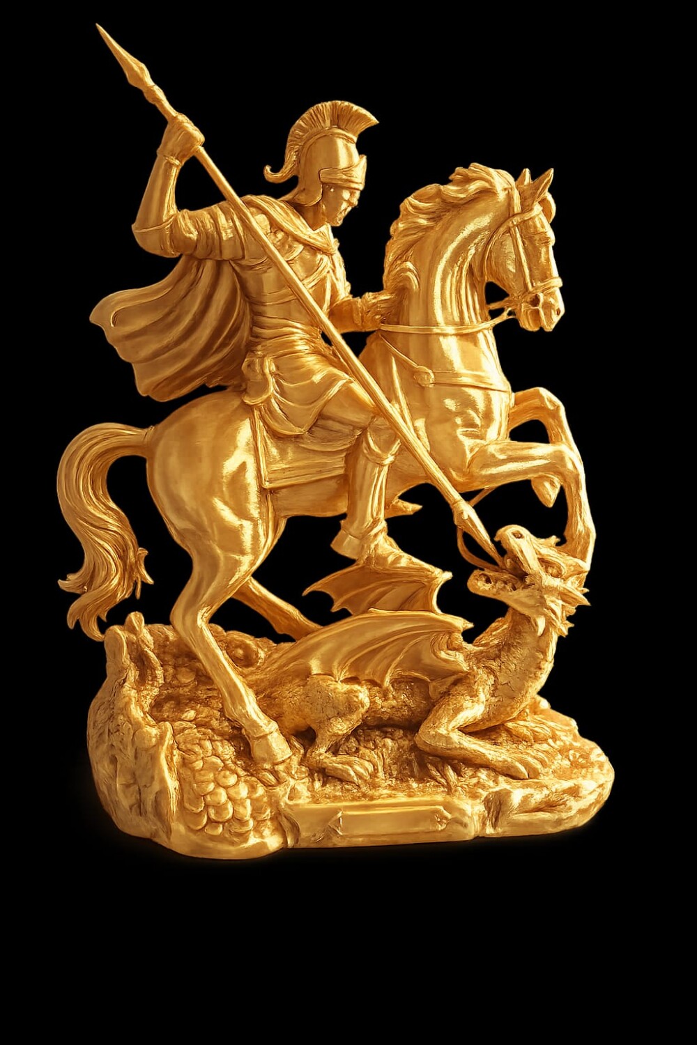 Imagem de São Jorge em 3D