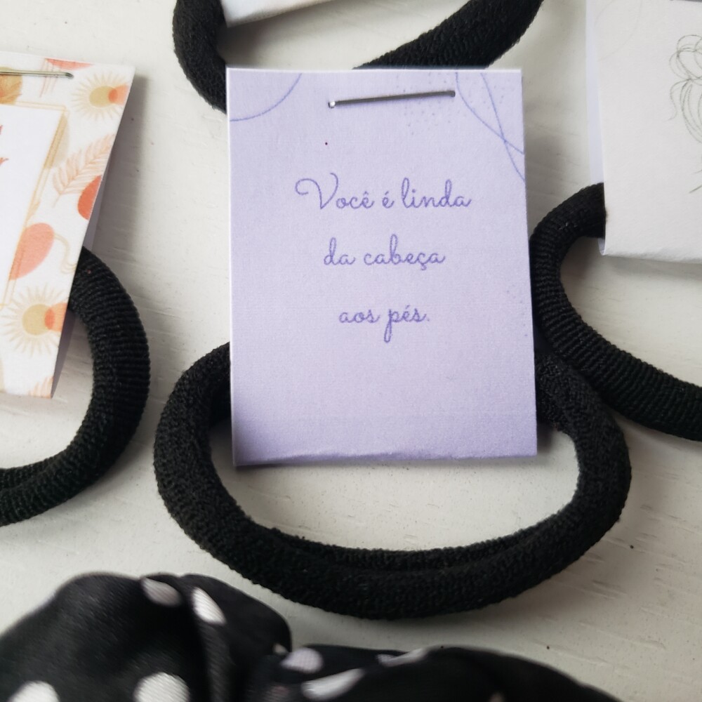 Card para Xuxinha de Cabelo Mimo Cliente Brinde – Arquivo Digit