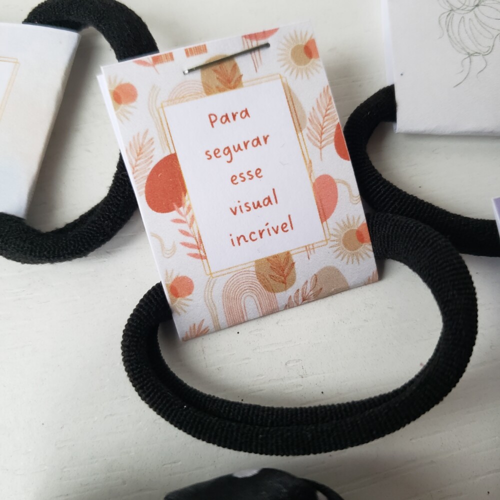 Card para Xuxinha de Cabelo Mimo Cliente Brinde – Arquivo Digit