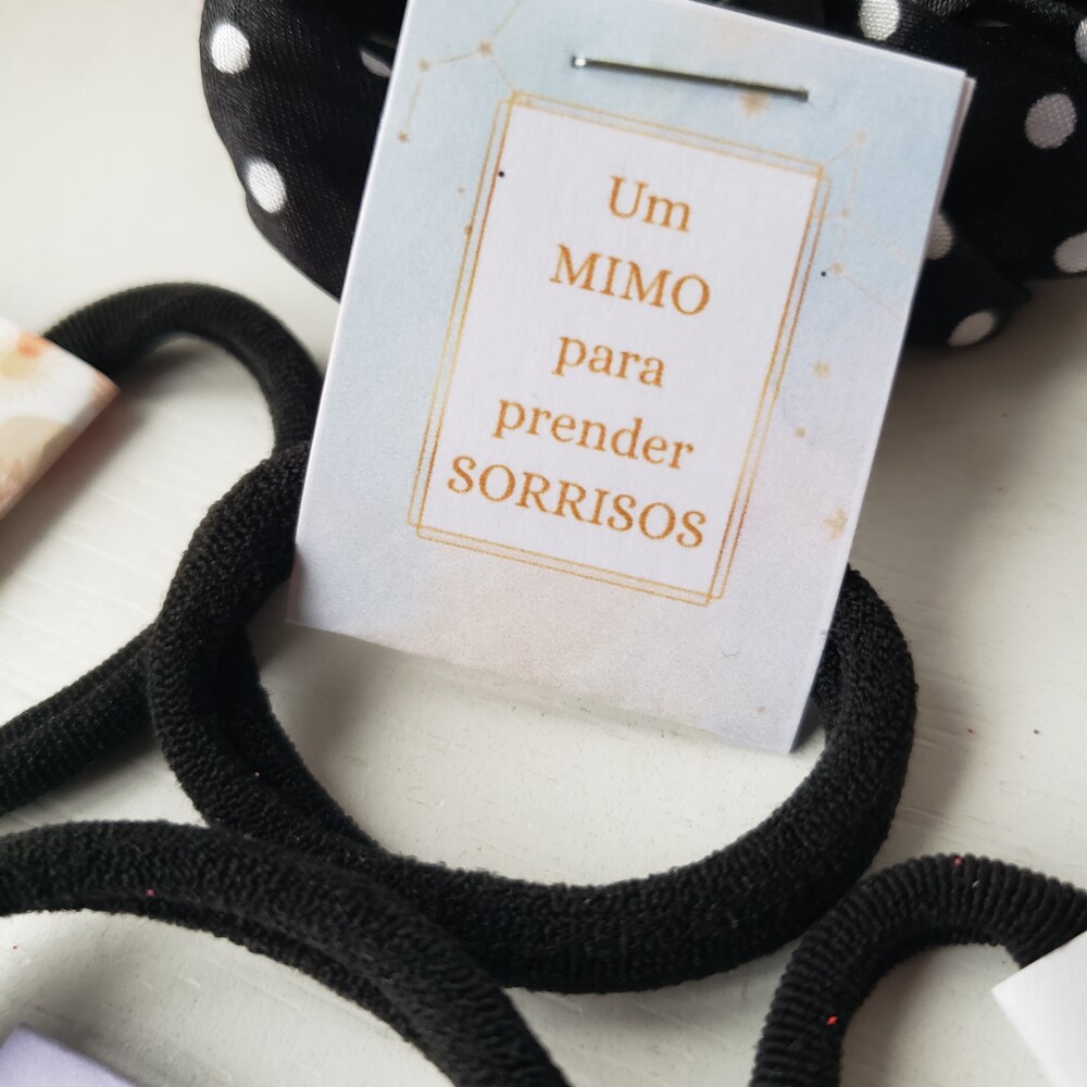 Card para Xuxinha de Cabelo Mimo Cliente Brinde – Arquivo Digit