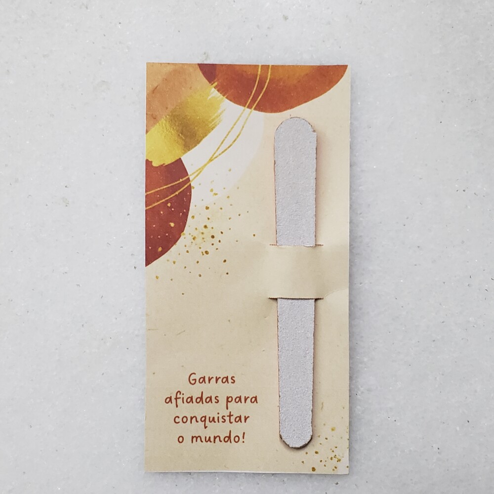 Card para Lixa de Unha Mimo Cliente Brinde – Arquivo Digital PD