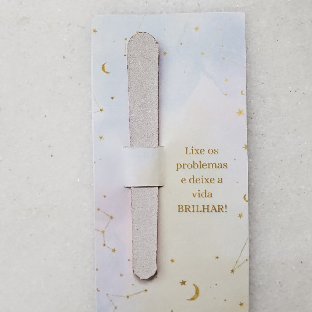 Card para Lixa de Unha Mimo Cliente Brinde – Arquivo Digital PD