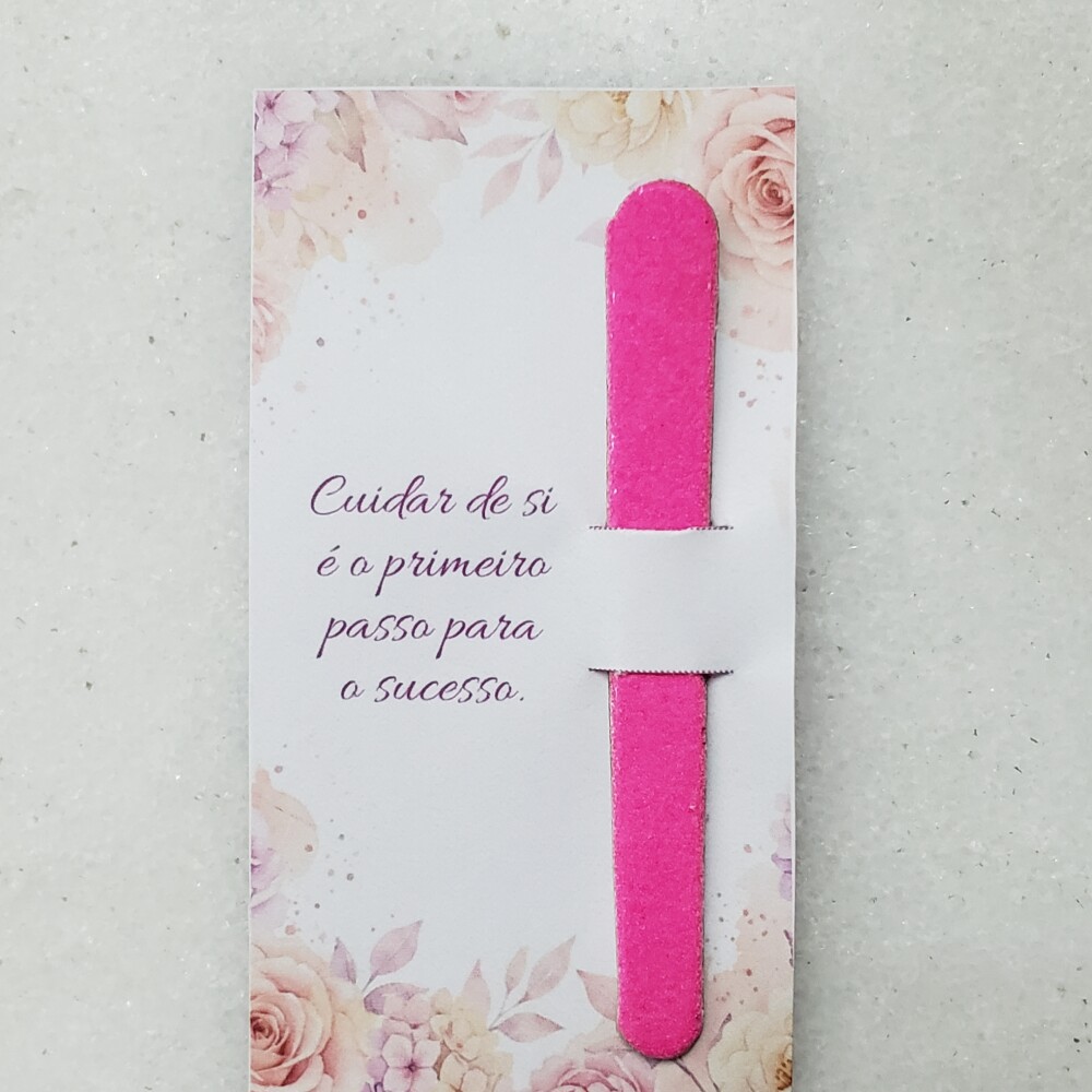 Card para Lixa de Unha Mimo Cliente Brinde – Arquivo Digital PD