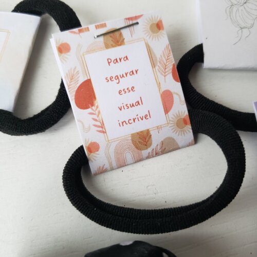 Card para Xuxinha de Cabelo Mimo Cliente Brinde – Arquivo Digit