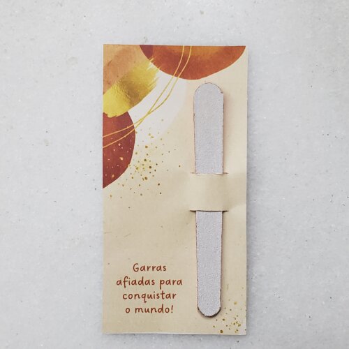 Card para Lixa de Unha Mimo Cliente Brinde – Arquivo Digital PD