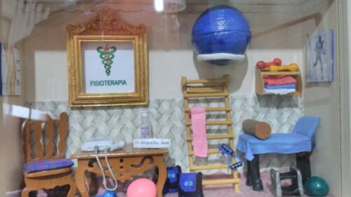 Quadro Miniatura Fisioterapia